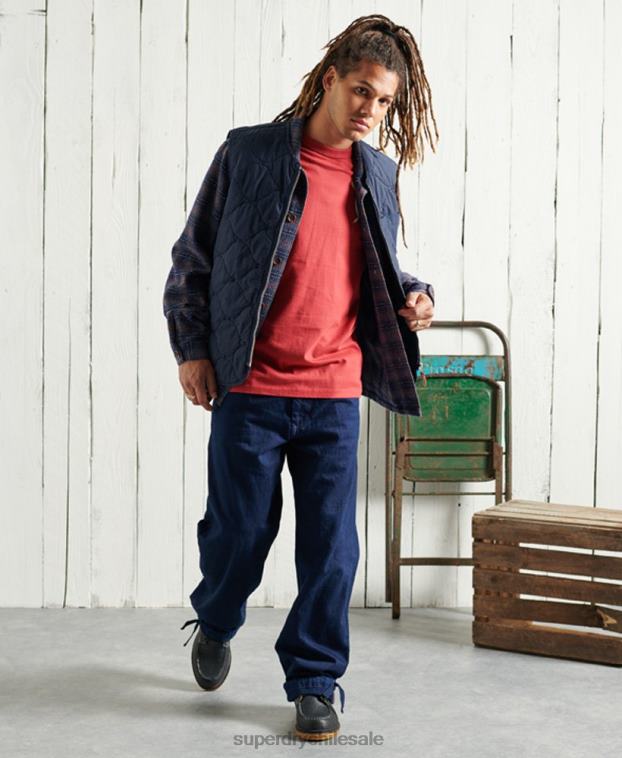 hombres Superdry rojo playera seca con gráfico de edición limitada 2R68Z4981
