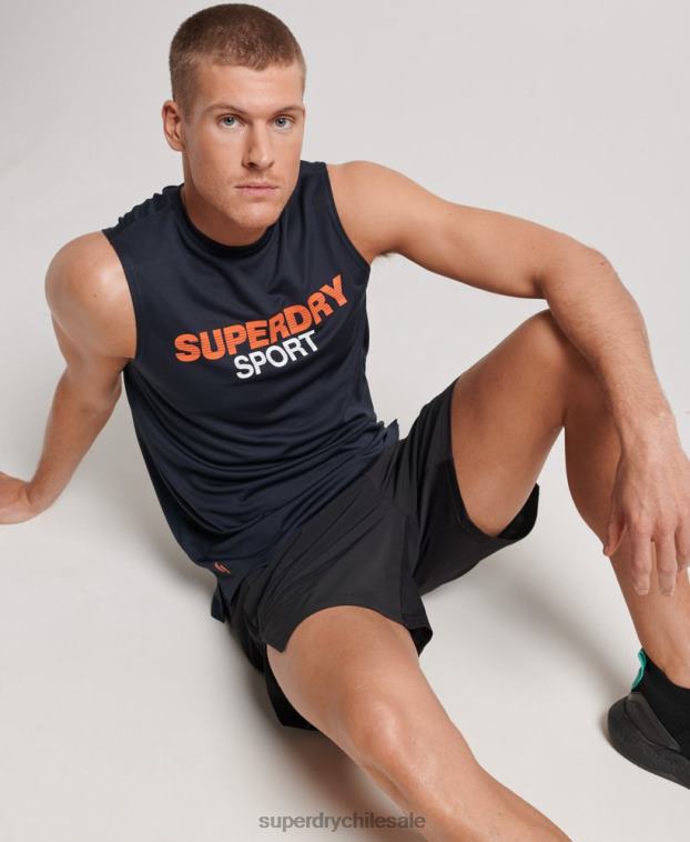 hombres Superdry Armada chaleco activo 2R68Z1405