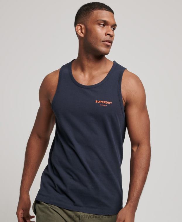 hombres Superdry Armada chaleco deportivo code core 2R68Z1459