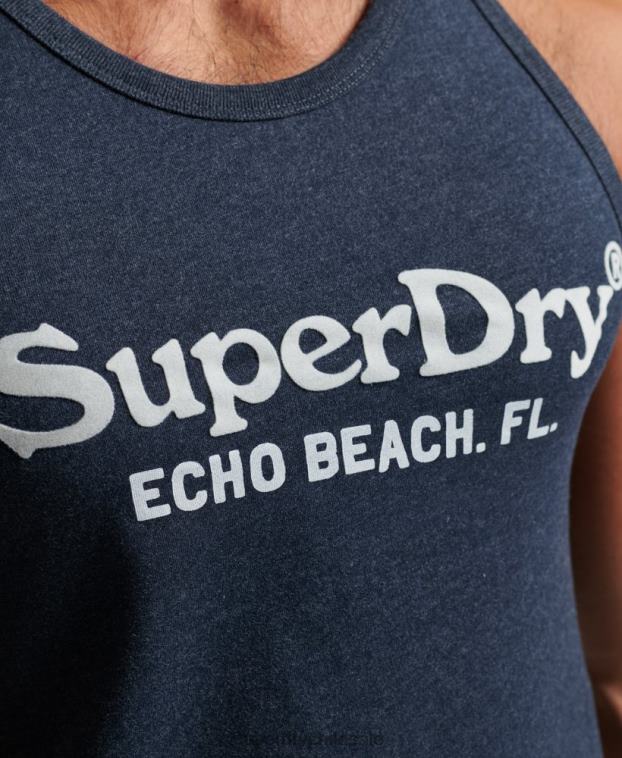 hombres Superdry Armada top de tirantes clásico vintage 2R68Z1452