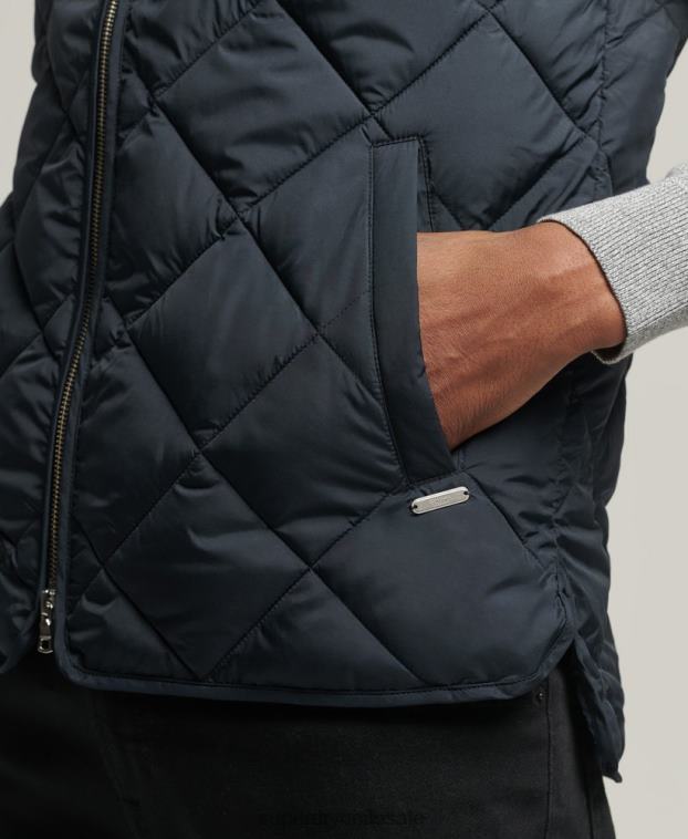 hombres Superdry Armada chaleco de estudios 2R68Z4627