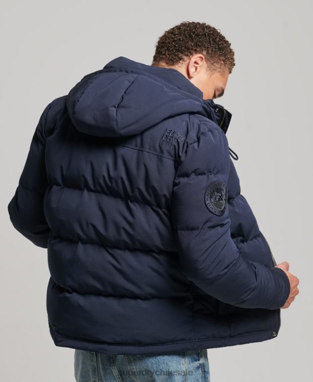 hombres Superdry Armada chamarra acolchada Everest con capucha 2R68Z1106