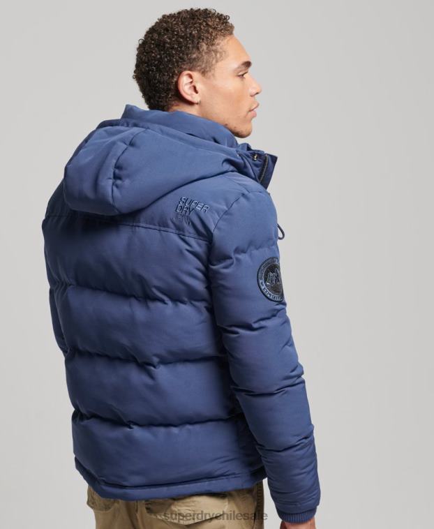 hombres Superdry Armada chamarra acolchada Everest con capucha 2R68Z1129
