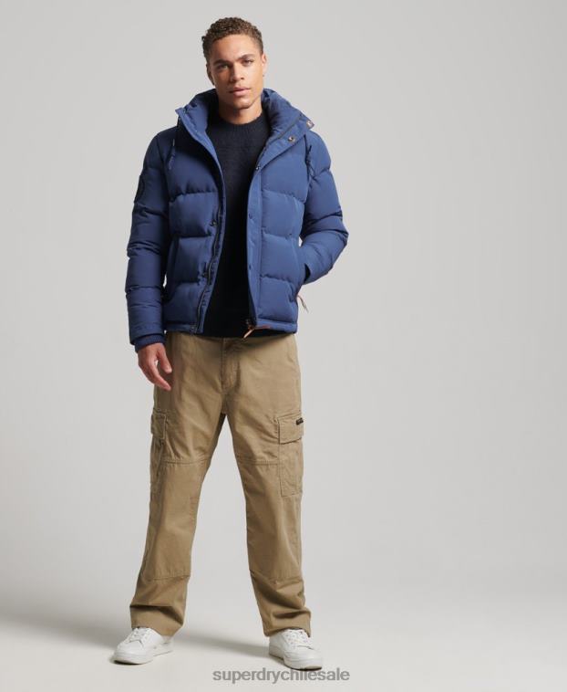 hombres Superdry Armada chamarra acolchada Everest con capucha 2R68Z1129