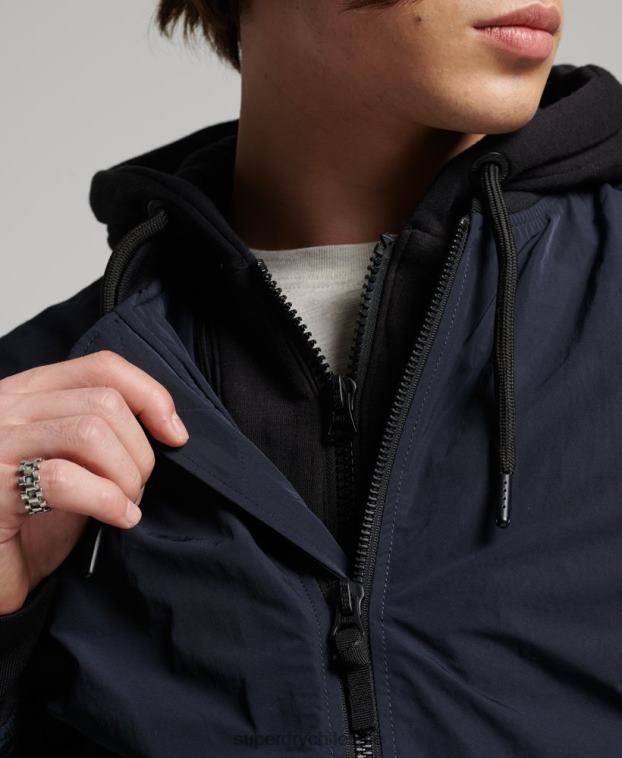 hombres Superdry Armada chamarra bomber de vuelo militar 2R68Z4741