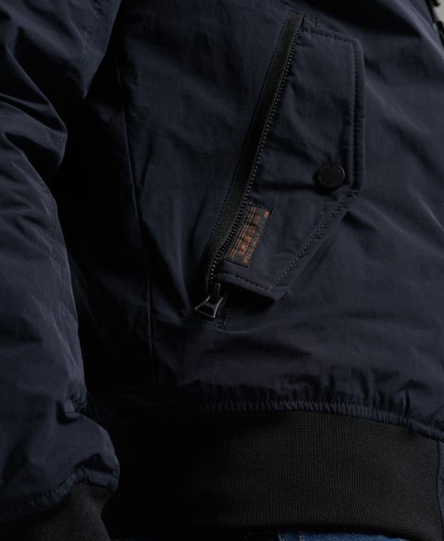 hombres Superdry Armada chamarra bomber de vuelo militar 2R68Z4741