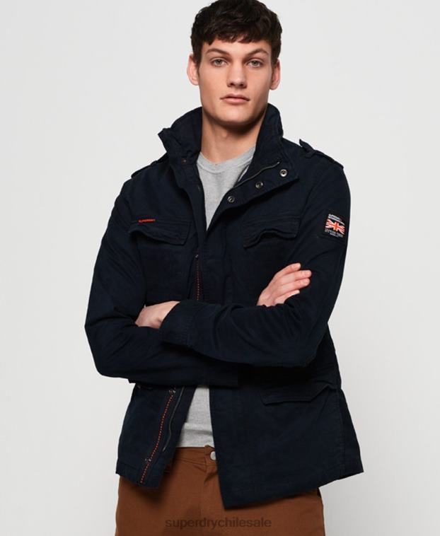 hombres Superdry Armada chamarra clásica con bolsillo de rookie 2R68Z4754