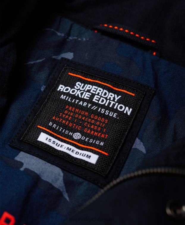 hombres Superdry Armada chamarra clásica con bolsillo de rookie 2R68Z4754