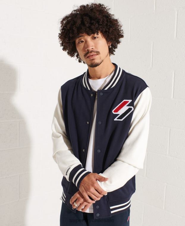 hombres Superdry Armada chamarra de chenilla code 2R68Z4568