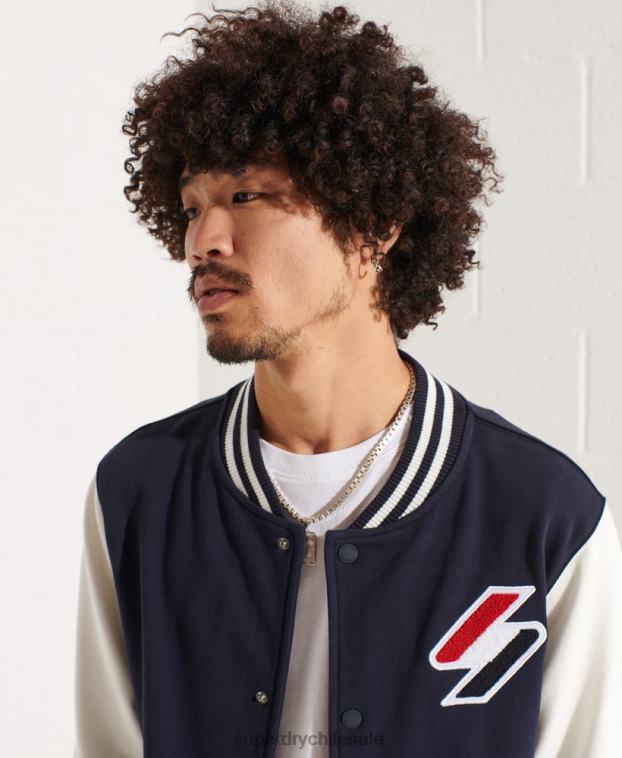 hombres Superdry Armada chamarra de chenilla code 2R68Z4568