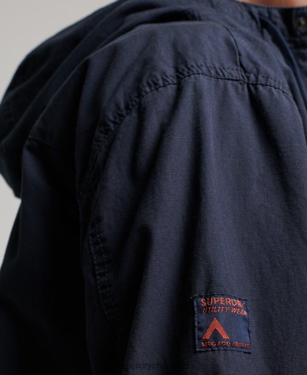 hombres Superdry Armada chamarra de cubierta con capucha 2R68Z1009