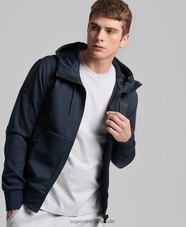 hombres Superdry Armada chamarra deportiva de tejido técnico suave 2R68Z4705