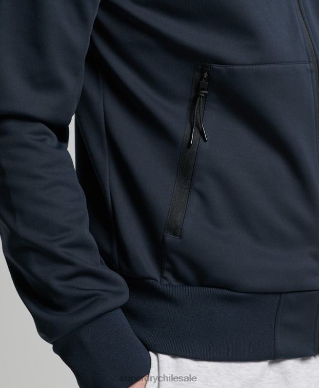 hombres Superdry Armada chamarra deportiva de tejido técnico suave 2R68Z4705
