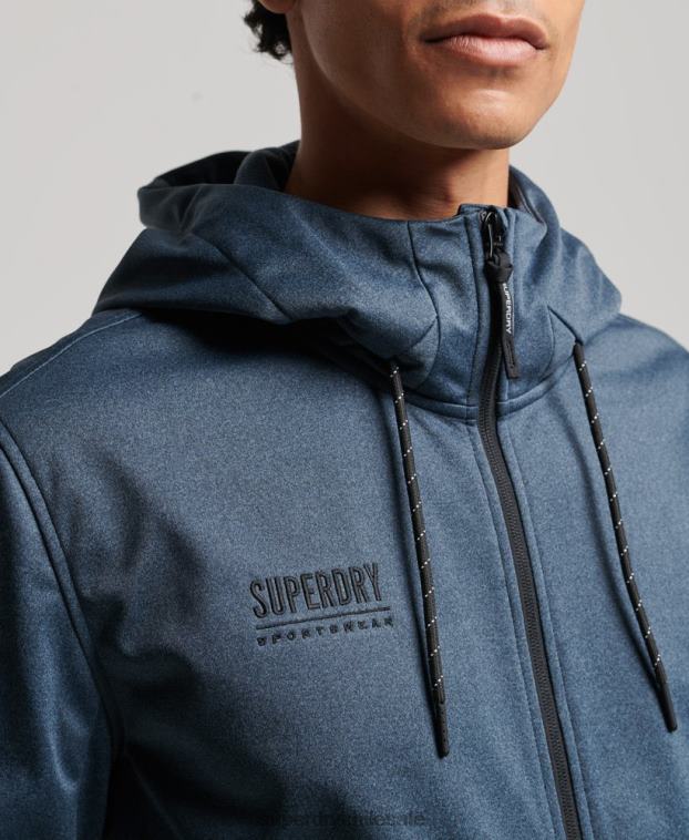 hombres Superdry Armada chamarra deportiva de tejido técnico suave 2R68Z4777