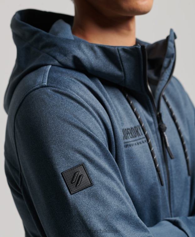 hombres Superdry Armada chamarra deportiva de tejido técnico suave 2R68Z4777
