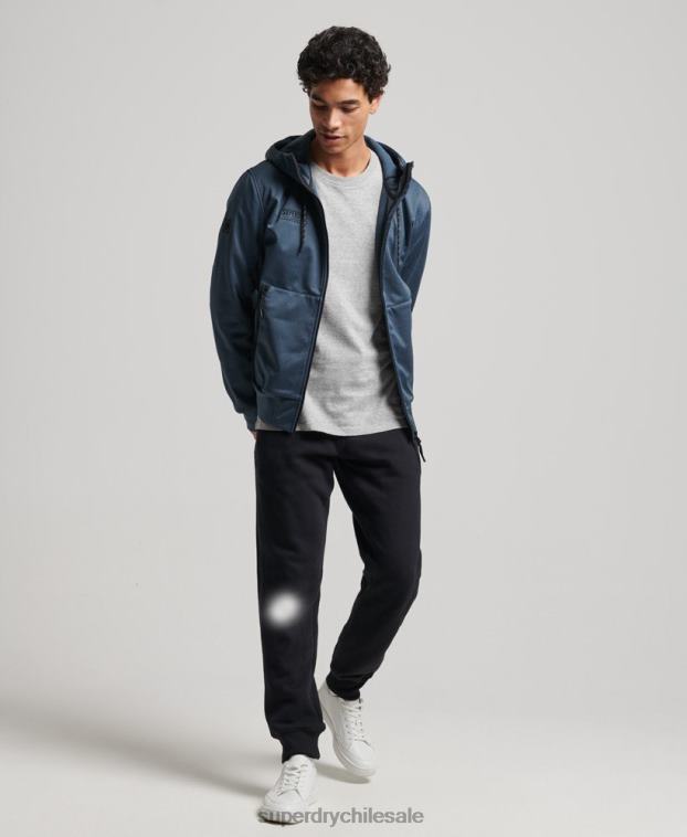 hombres Superdry Armada chamarra deportiva de tejido técnico suave 2R68Z4777