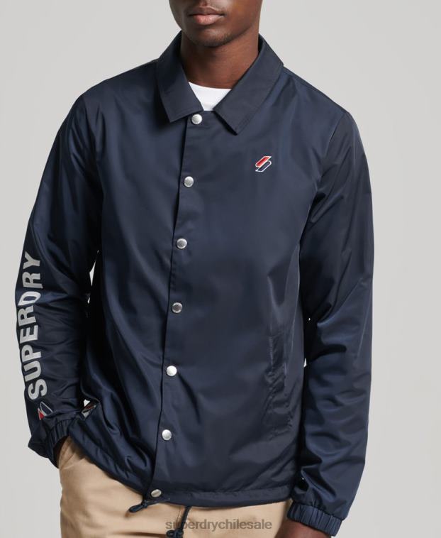 hombres Superdry Armada chamarra entrenador Code Essential 2R68Z4580
