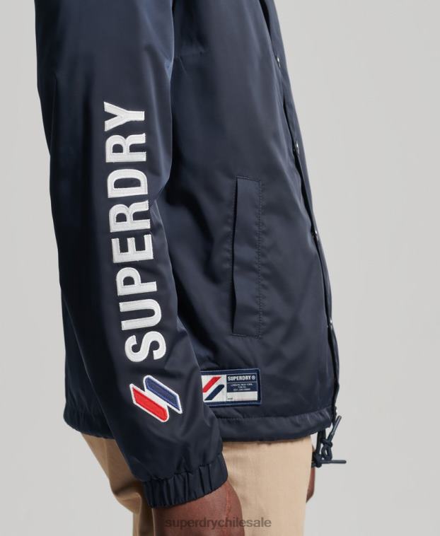 hombres Superdry Armada chamarra entrenador Code Essential 2R68Z4580