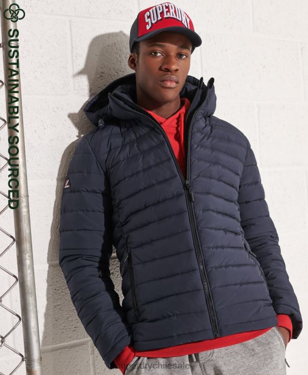 hombres Superdry Armada chamarra fuji con capucha 2R68Z4668