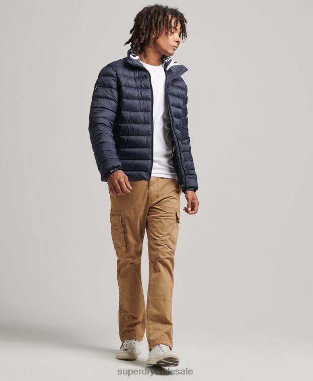 hombres Superdry Armada chaqueta acolchada con logo clásico 2R68Z4654