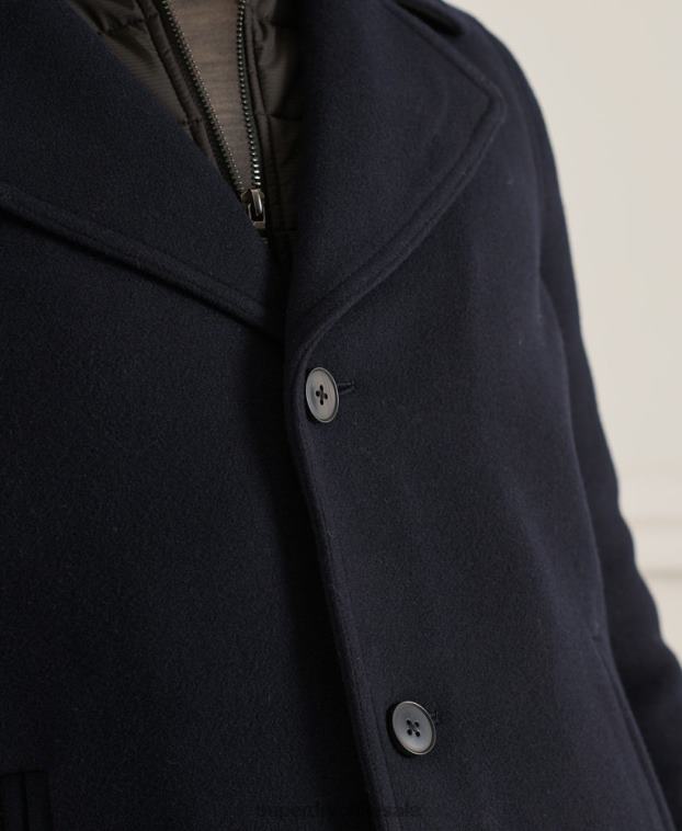 hombres Superdry Armada chaqueta acolchada corta studios 2R68Z1036