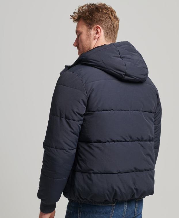 hombres Superdry Armada chaqueta acolchada de montaña 2R68Z4559
