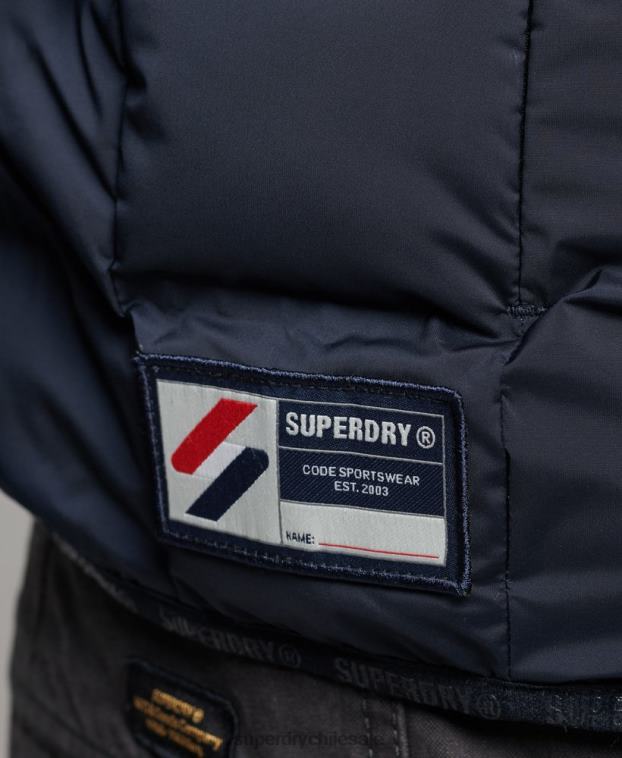 hombres Superdry Armada chaqueta acolchada termosellada 2R68Z968