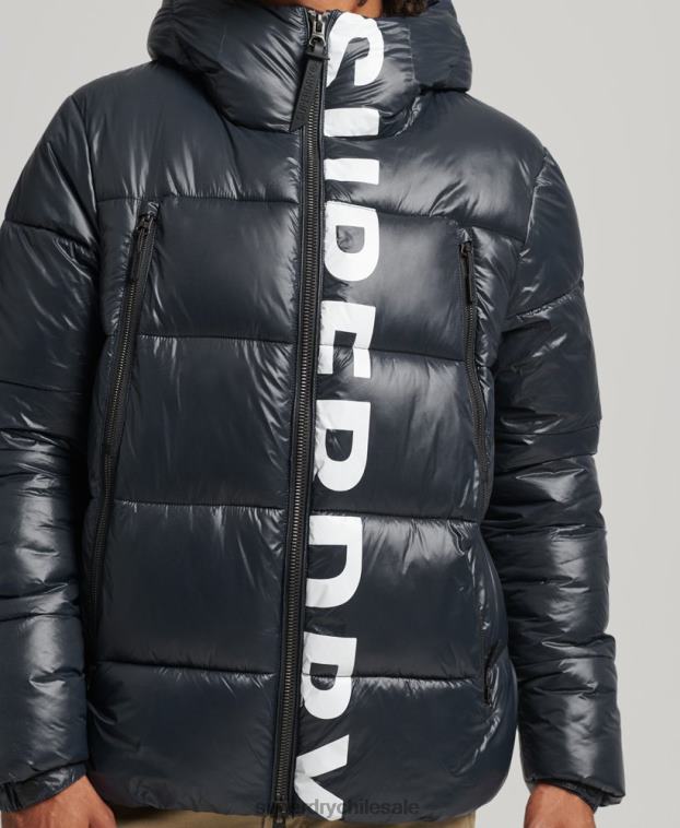 hombres Superdry Armada chaqueta alpina con capucha de montaña 2R68Z4581