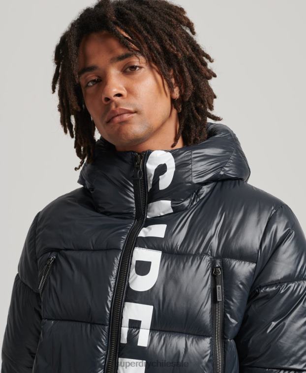 hombres Superdry Armada chaqueta alpina con capucha de montaña 2R68Z4581