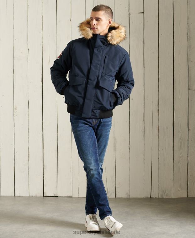 hombres Superdry Armada chaqueta bomber everest 2R68Z1085