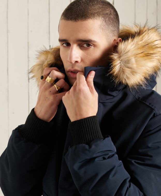 hombres Superdry Armada chaqueta bomber everest 2R68Z1085