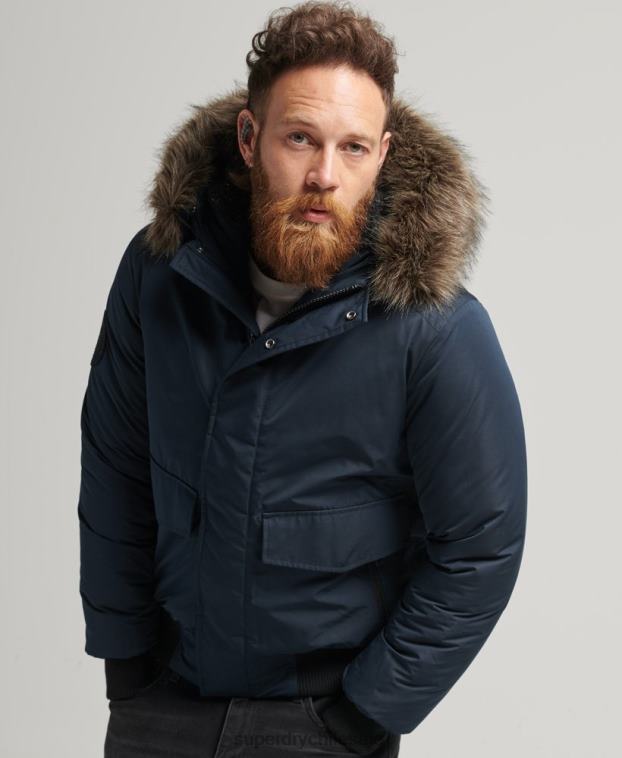 hombres Superdry Armada chaqueta bomber everest 2R68Z4500