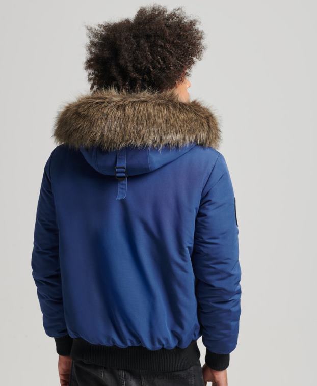 hombres Superdry Armada chaqueta bomber everest 2R68Z4565