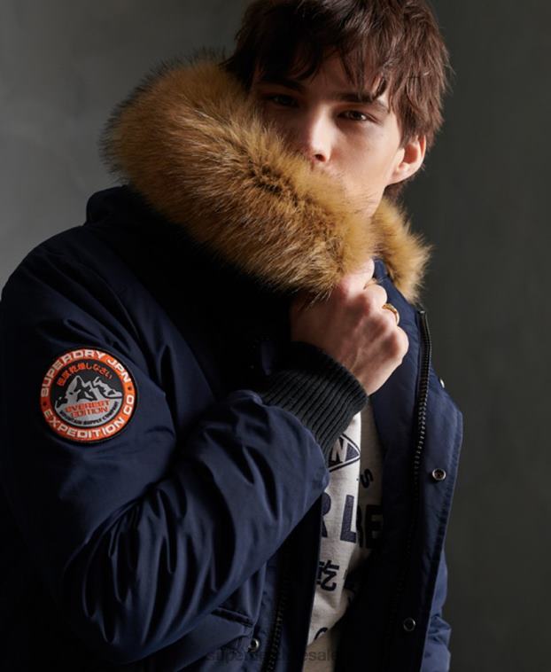 hombres Superdry Armada chaqueta bomber everest 2R68Z4646