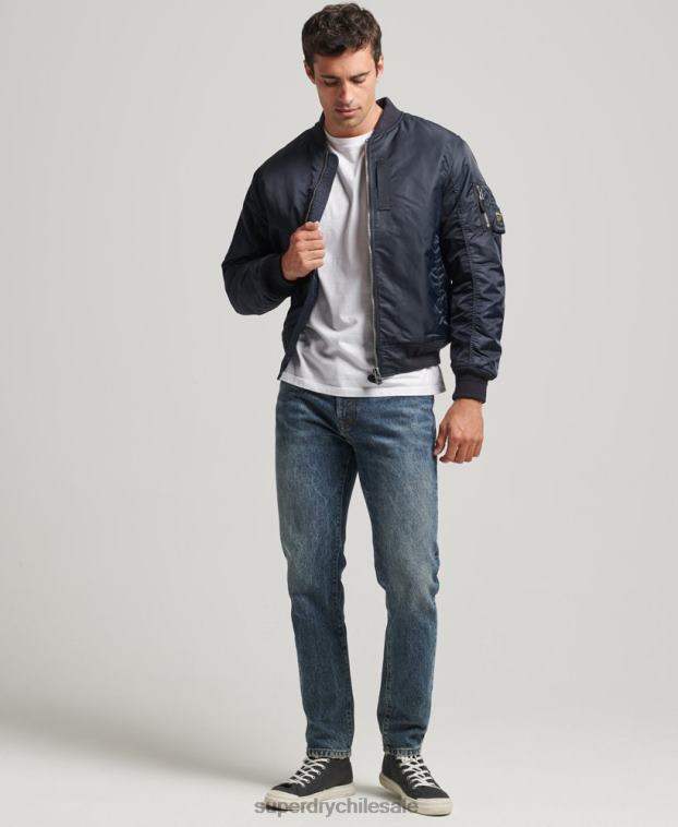 hombres Superdry Armada chaqueta bomber ma1 vintage 2R68Z4703