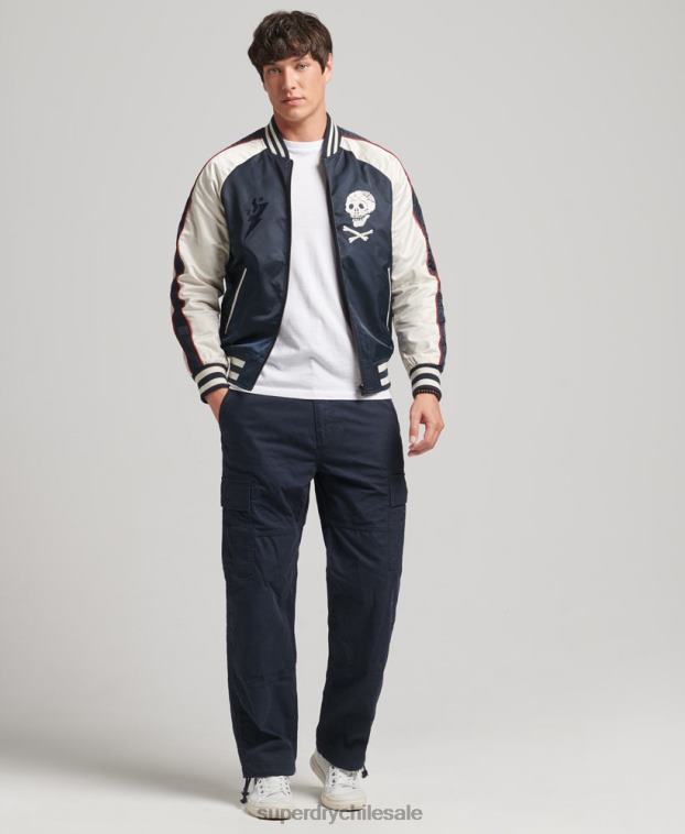 hombres Superdry Armada chaqueta bomber vintage sukajan 2R68Z4585