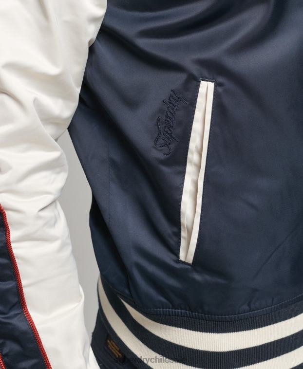 hombres Superdry Armada chaqueta bomber vintage sukajan 2R68Z4585