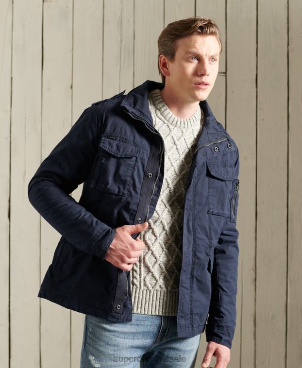 hombres Superdry Armada chaqueta clásica de novato 2R68Z4603