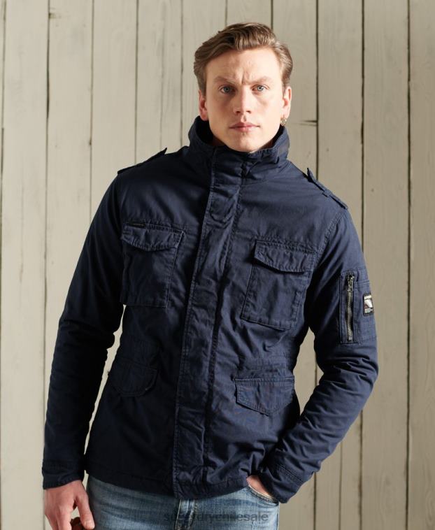 hombres Superdry Armada chaqueta clásica de novato 2R68Z4603