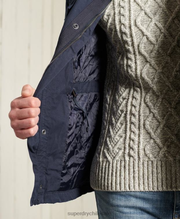 hombres Superdry Armada chaqueta clásica de novato 2R68Z4603