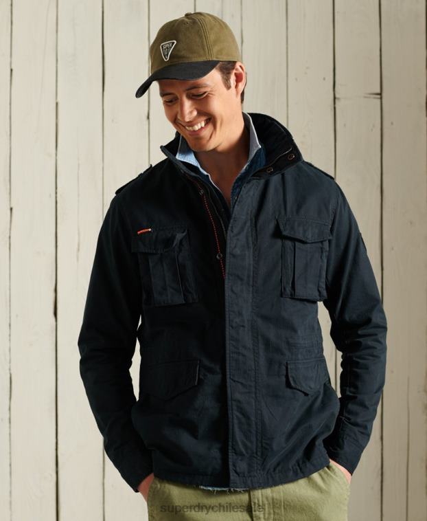 hombres Superdry Armada chaqueta clásica de novato 2R68Z4686