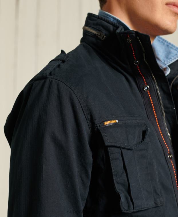 hombres Superdry Armada chaqueta clásica de novato 2R68Z4686