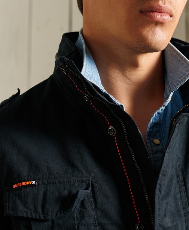 hombres Superdry Armada chaqueta clásica de novato 2R68Z4686