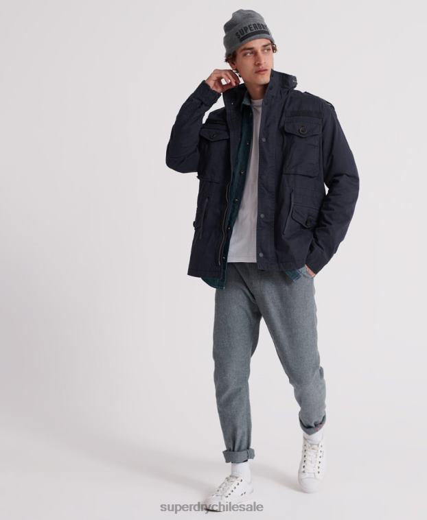 hombres Superdry Armada chaqueta de campo de novato 2R68Z4719