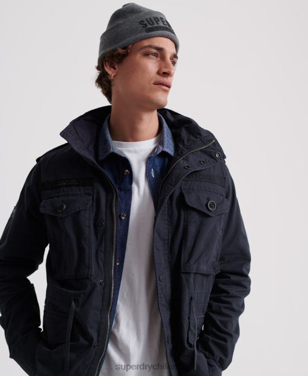 hombres Superdry Armada chaqueta de campo de novato 2R68Z4719