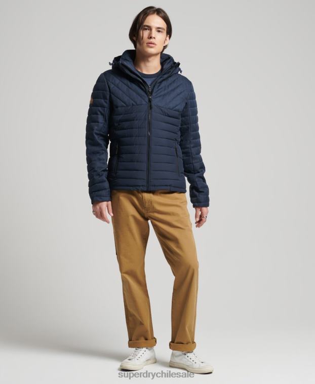 hombres Superdry Armada chaqueta fuji de mezcla de tweed 2R68Z4625