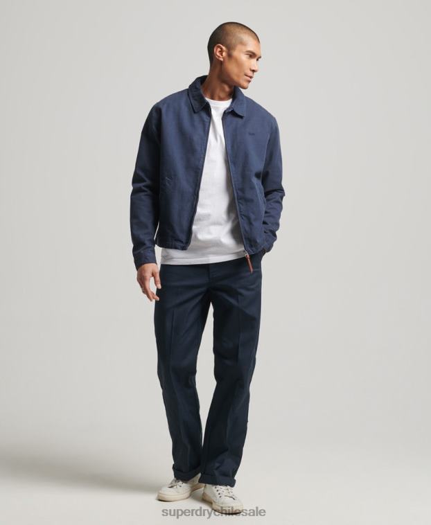 hombres Superdry Armada chaqueta harrington clásica 2R68Z907