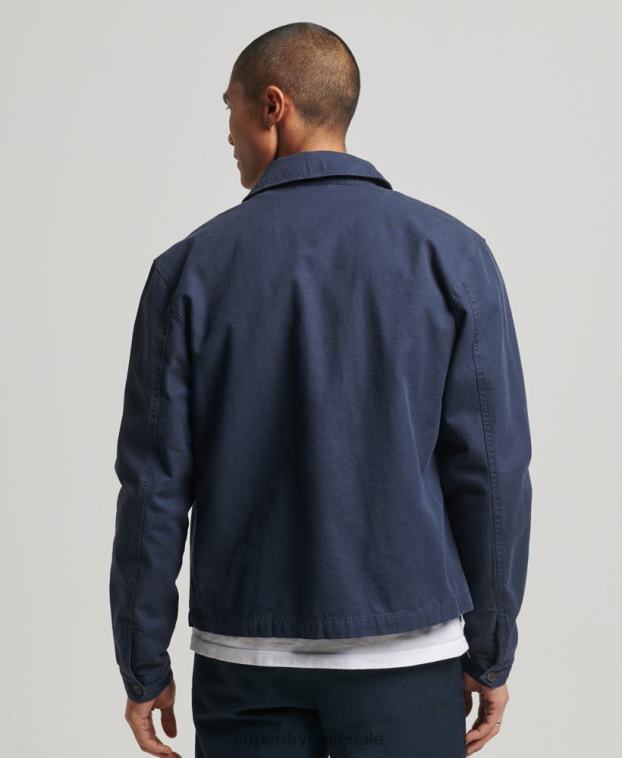 hombres Superdry Armada chaqueta harrington clásica 2R68Z907