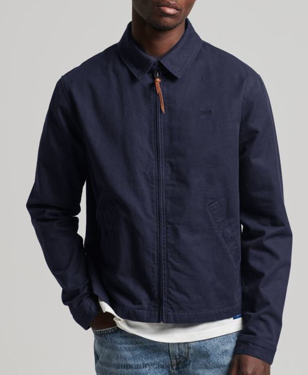 hombres Superdry Armada chaqueta harrington clásica 2R68Z931