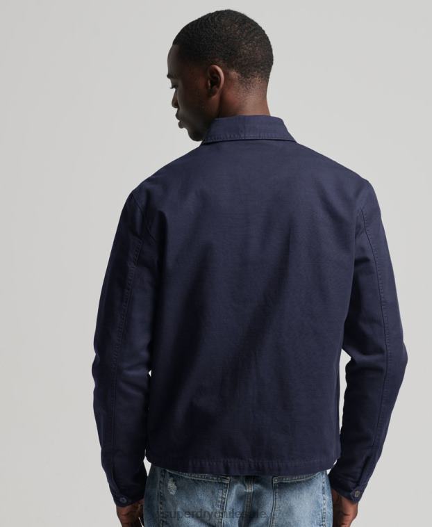 hombres Superdry Armada chaqueta harrington clásica 2R68Z931